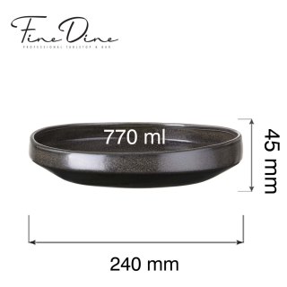Talerz gourmet Onyx, 240mm Fine Dine