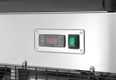 Witryna chłodnicza 2-półkowa, Arktic, 610L, 230V/500W, 1824x677x(H)1230mm -