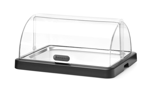 Witrynka chłodząca roll-top Duo UNIQ, HENDI, designed by Robert Bronwasser, Pojedyncza, czarny, 460x355x(H)220mm, Prostokątny