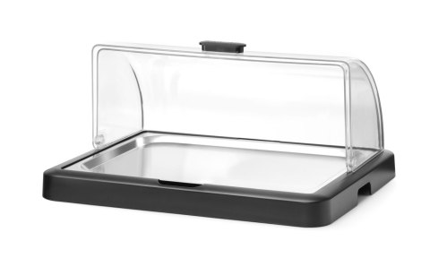 Witrynka chłodząca roll-top Duo UNIQ, HENDI, designed by Robert Bronwasser, Pojedyncza, czarny, 460x355x(H)220mm, Prostokątny