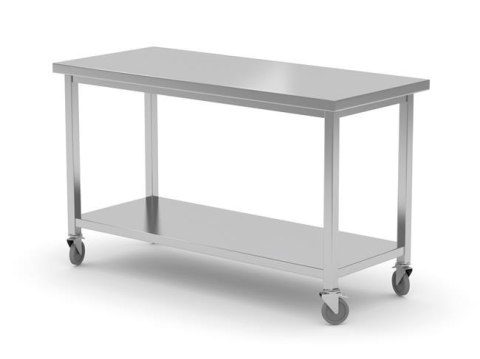 Stół jezdny z półką - skręcany, o wym. 1000x700x850 mm Stół jezdny z półką - skręcany, o wym. 1000x700x850 mm