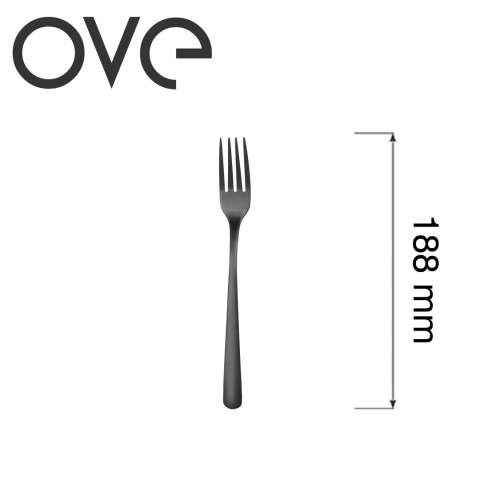 Widelec deserowy Fjord Black, OVE, 188 mm Ove