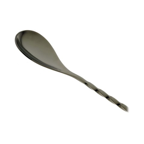 Długa łyżka barmańska czarny połysk 400 mm BarFly