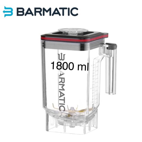 Dzbanek Storm z ostrzem powlekanym tytanem, wolny od BPA, 1,8L Barmatic