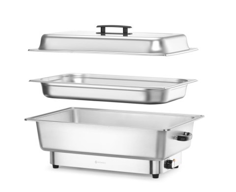 Kuchenka elektryczna Pollina, HENDI, Profi Line, 9L, srebrny, 230V/900W, 587x440x(H)273mm