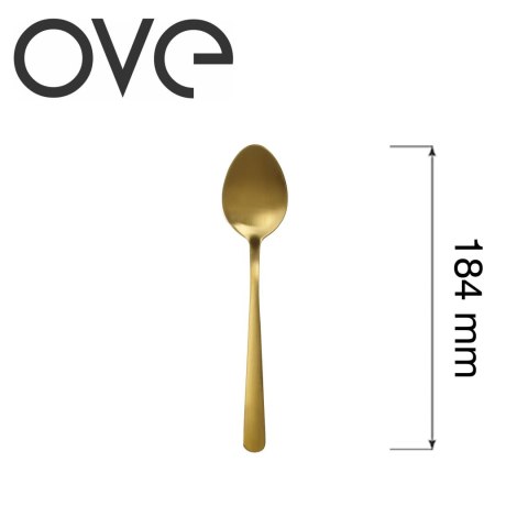 Łyżka deserowa Fjord Gold, OVE, 184 mm Ove