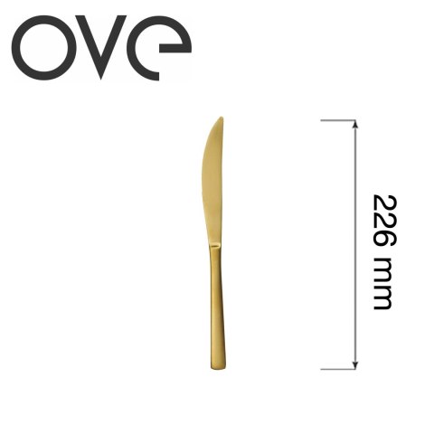 Nóż stołowy Fjord Gold, OVE, 226 mm Ove