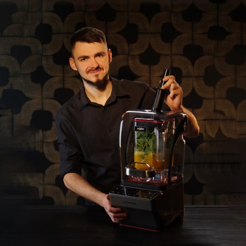 Zestaw PRO - blender barowy Storm z tamperem i dodatkowym dzbankiem do spieniania mleka (wolny od BPA), 1,8L Barmatic