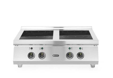 Kuchenka indukcyjna z 4 polami grzewczymi, HENDI, 2x3.5 kW hobs & 2x5 kW hobs, 400V/17000W, 800x700x(H)311mm