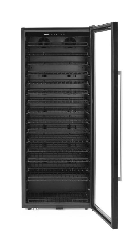 Lodówka do wina, 1-strefowa, na 224 butelki, Arktic, czarny, 690x700x(H)1834mm