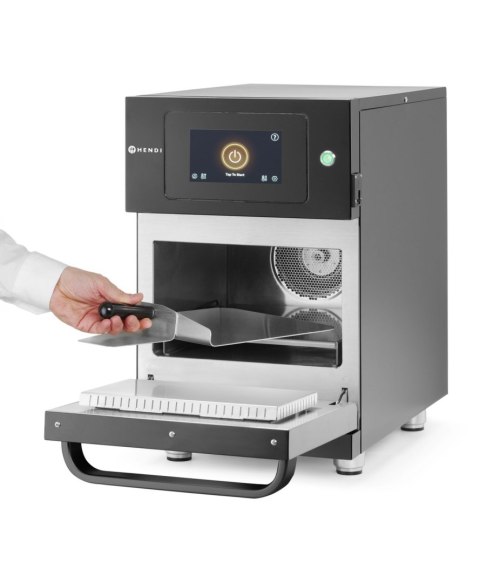 Piec konwekcyjno-mikrofalowy CombiTurbo , HENDI, czarny, 230V/3500W, 380x663x(H)619mm
