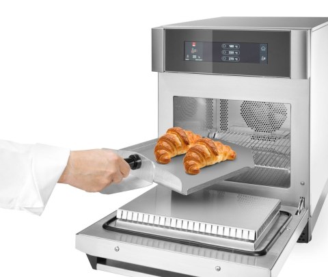 Piec konwekcyjno-mikrofalowy REDFLASH, Tecnoeka, srebrny, 230V/3680W, 420x632x(H)630mm