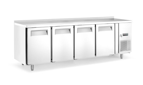 Stół chłodniczy, 4-drzwiowy, Arktic, Profi Line, Z tylnym rantem, 450L, 230V/400W, 700x2230x(H)839mm