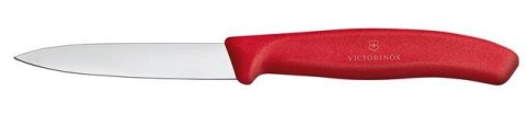 Victorinox Swiss Classic Nóż do jarzyn, gładki, 8 cm, czerwony Victorinox Swiss Classic Nóż do jarzyn, gładki, 8 cm, czerwony